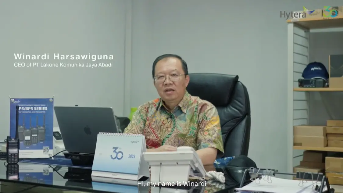 Voice from Hytera Indonesia Partner PT. Lakone Komunika Jaya Abadi