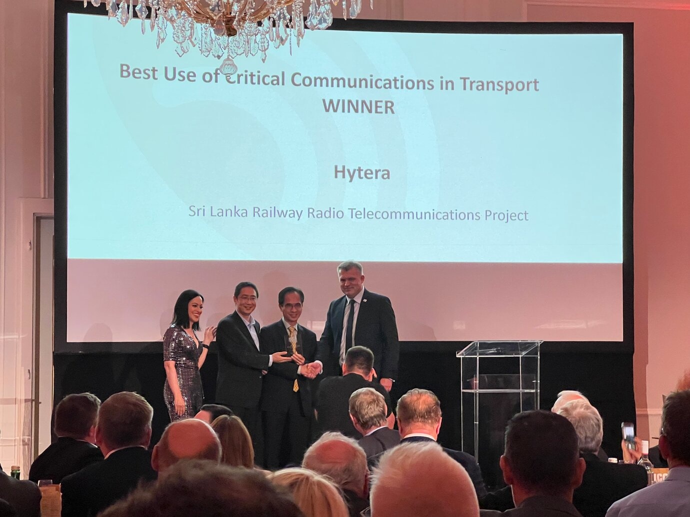 Hytera honoured at the International Critical Communications Awards 2022